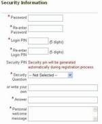 Блок безопасности: пароли, PIN-коды